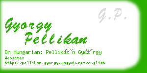 gyorgy pellikan business card